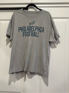 Philadelphia Eagles Football Sports Gray Short Sleeve T Shirt, XL
